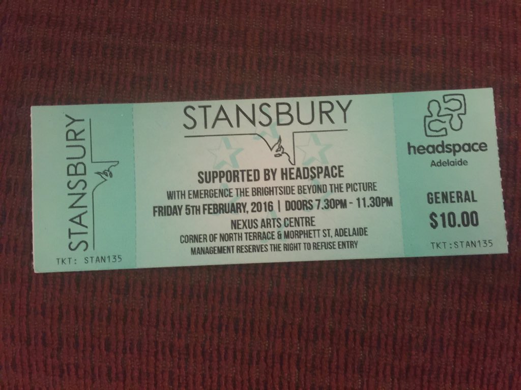 @stansburymusic @emergenceband @thebrightsideau #BeyondThePicture 

See you in 6 days 🤘🏻😁🤘🏻