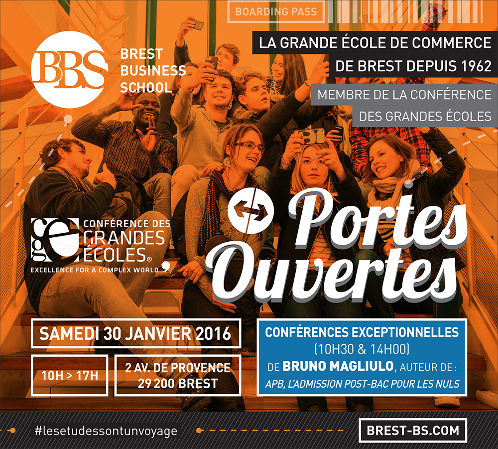 BrestBS's tweet photo. Embarquement imminent : RDV demain à #BrestBS pour le début de votre voyage ! #lesetudessontunvoyage #JPO https://t.co/V2zUtVDnWO