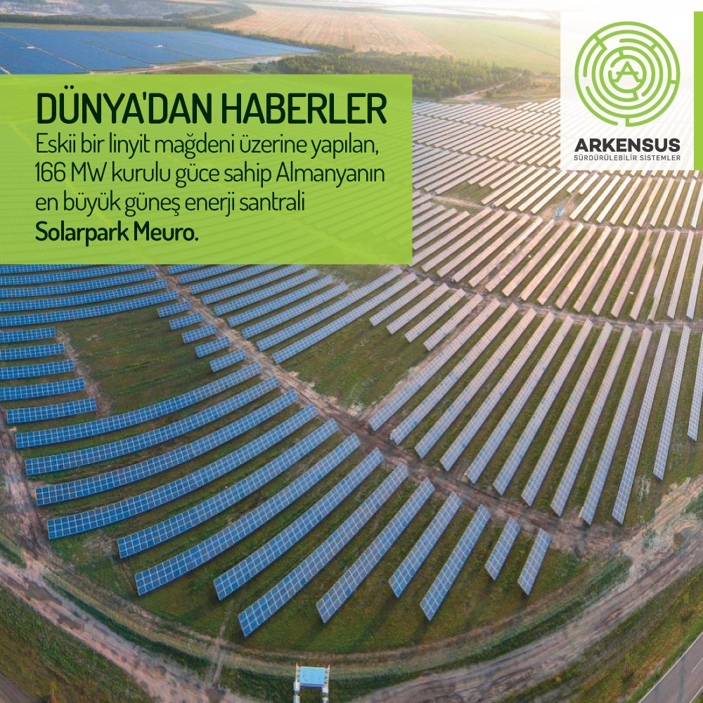 Solarpark Meuro, Almanya #arkensusenerji #solar #power #solarpark #energy #meuro #germany arkensus.com