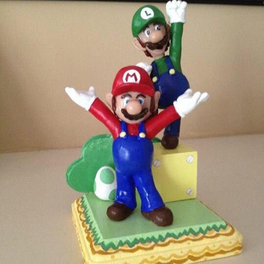 polyartc's tweet image. Party time with Mario and Luigi!!! 😃
