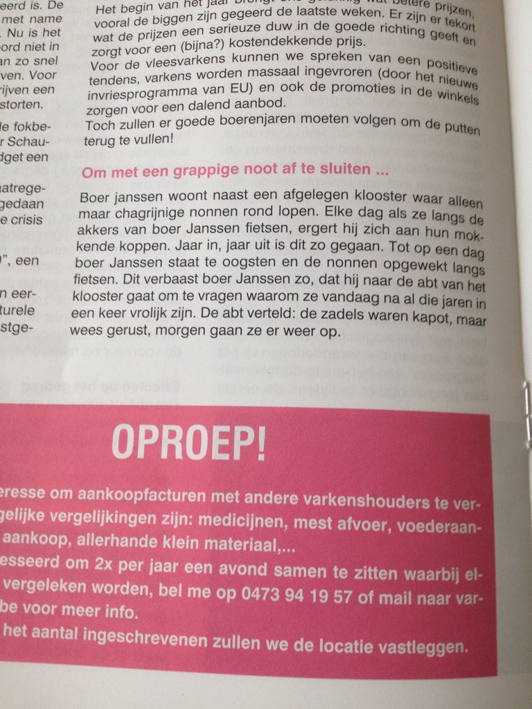 BonteFilip's tweet photo. Maar @vergotebart toch met je grappige noot in de #Drietand https://t.co/OIyUCXGT9k