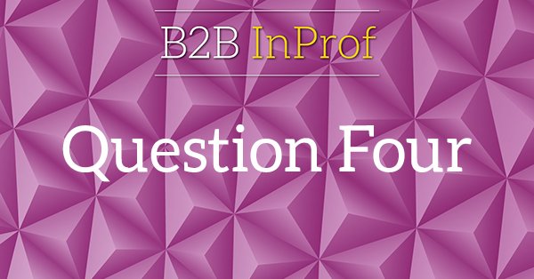 MarketingB2B's tweet photo. Q4. How can you embed social media within your business? #B2BInProf https://t.co/88VZ72d1Jl
