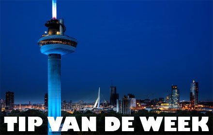 Bewonder de skyline van Rotterdam een keer 's avonds <a href="/Euromast010/">.</a>. Wij verzekeren je: het uitzicht is spectaculair!