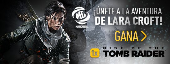 multigeekx's tweet photo. ¡SORTEO de un Rise of the Tomb Raider! Para participar haz #RT y entra en el siguiente link: https://t.co/T42QQHpWS2 https://t.co/Vyzau0DQDR