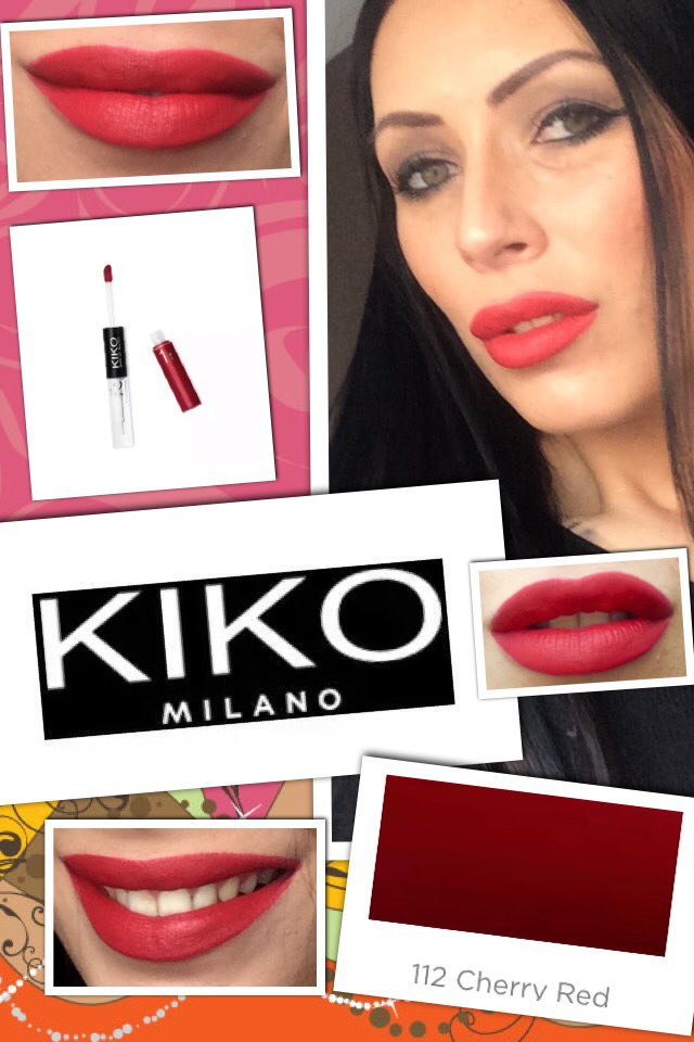NathalyVamp's tweet photo. Cool Double Touch Lipstick 112 Cherry Red. Haltet ohne Ende 💋💋@KikoMilanoIT #mat #makeupartist #makeuptips #sexy https://t.co/naCpHuPFTk