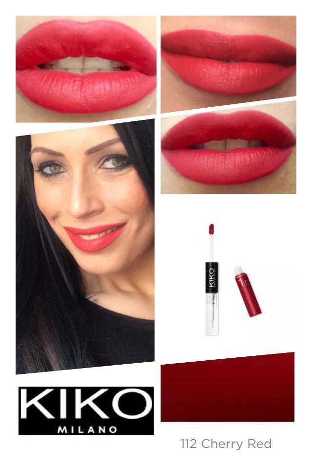 NathalyVamp's tweet photo. Cool Double Touch Lipstick 112 Cherry Red. Haltet ohne Ende 💋💋@KikoMilanoIT #mat #makeupartist #makeuptips #sexy https://t.co/naCpHuPFTk