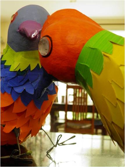 #ChatterARTi #birdinstallation #literatureartfest #colorful #birds #Sarcasm
#mobilechatting #charmofbooks #CyberHub