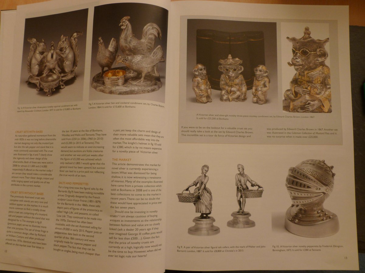 TennantsAuction's tweet photo. Great article in @AntiqueMag by our Silver specialist @Mark_Littler #SilverFrogs #Novelties https://t.co/CIohX77UbW