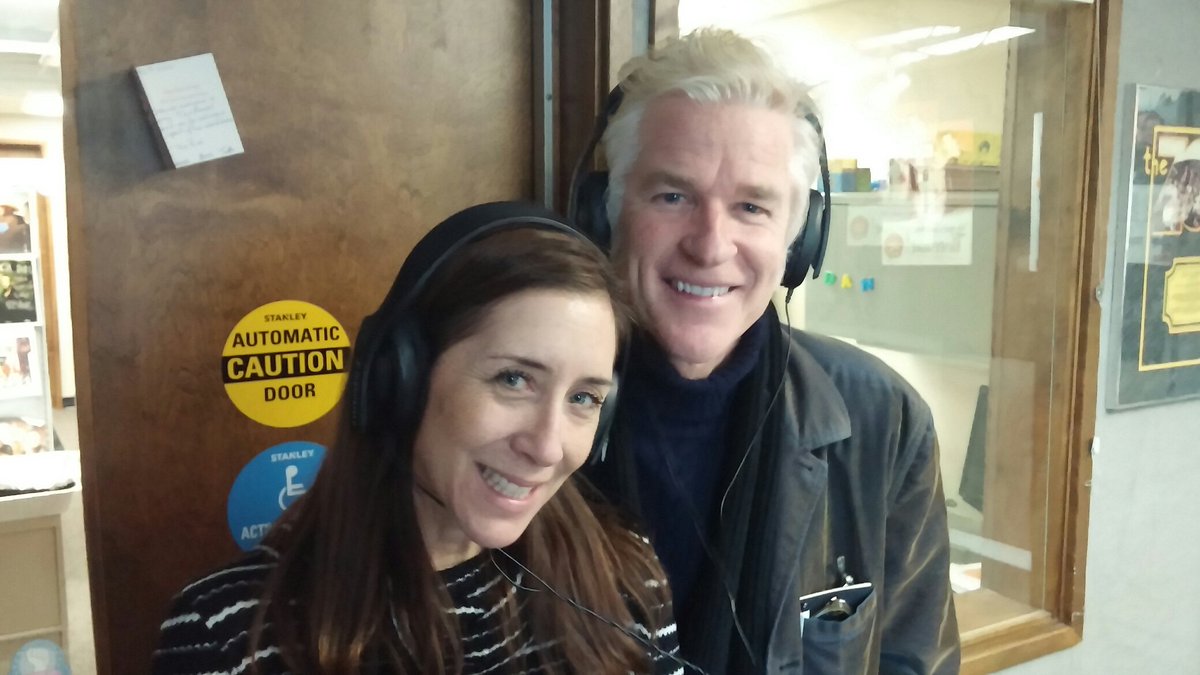 Mollypoop's tweet image. #Spokane @MatthewModine so good to see you again!