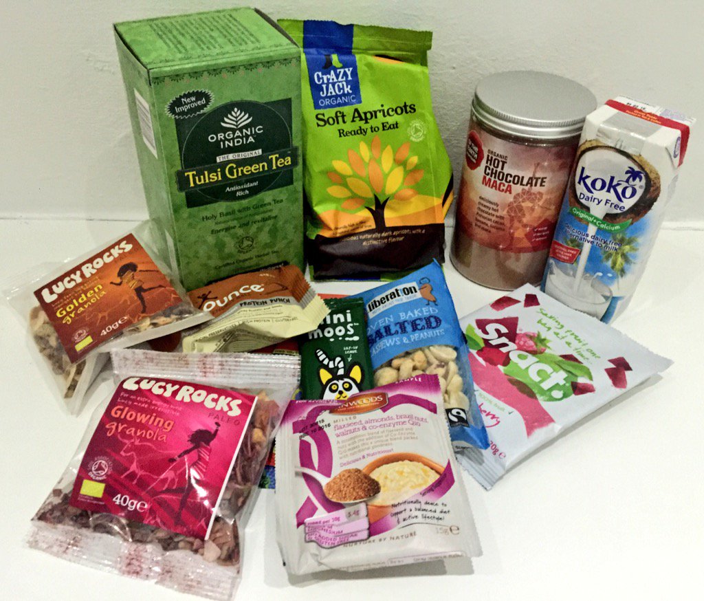 IcetankKitchen's tweet photo. Prepping the goodie bags with treats from @OTEsuperfoods for #TheWellnessTank on Sunday! Who is excited?! #TheRealMe https://t.co/bS4laAxbIi