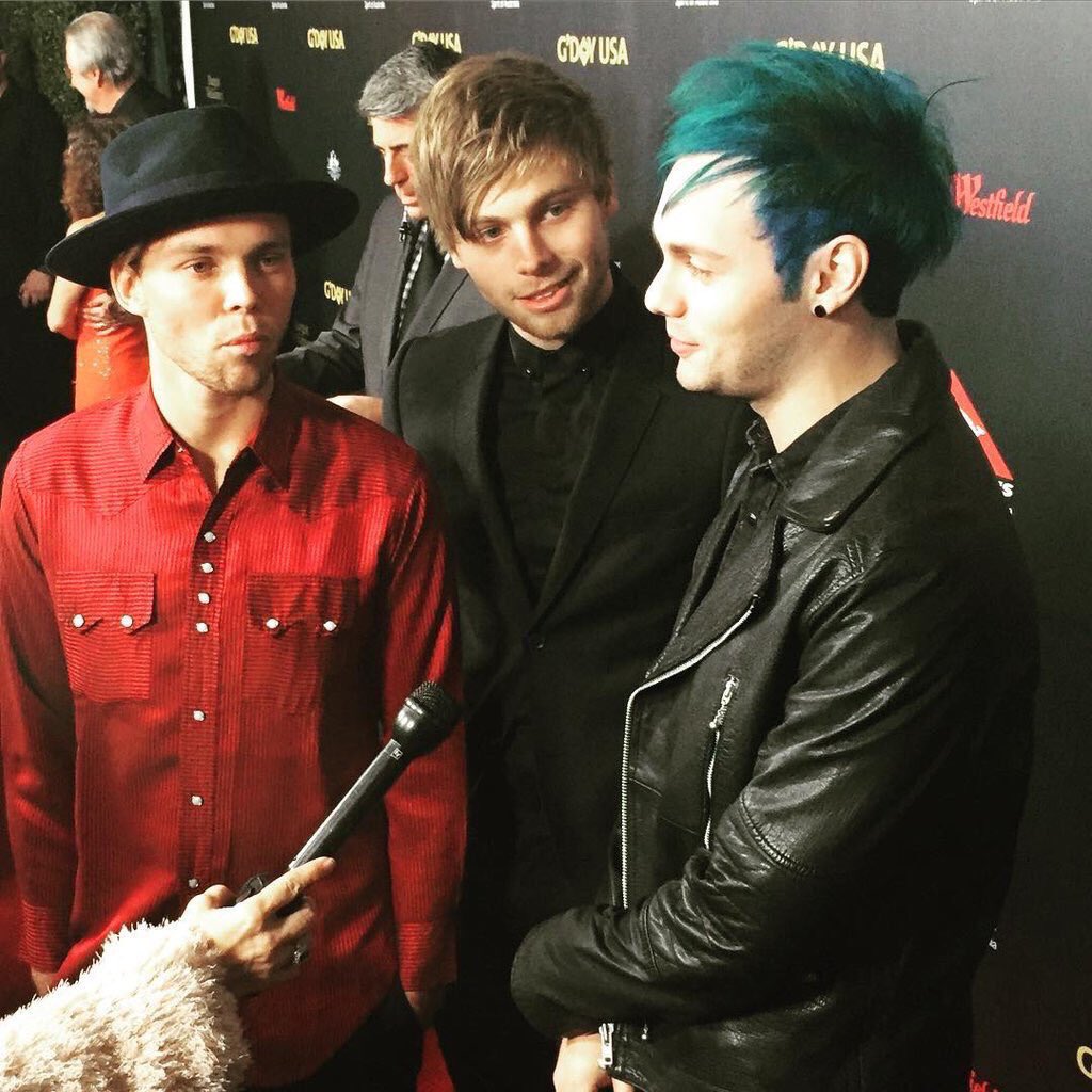 5SOS_Journals's tweet photo. More pics of Luke, Ashton and Michael at G'Day USA yesterday https://t.co/6nGgb4lISI