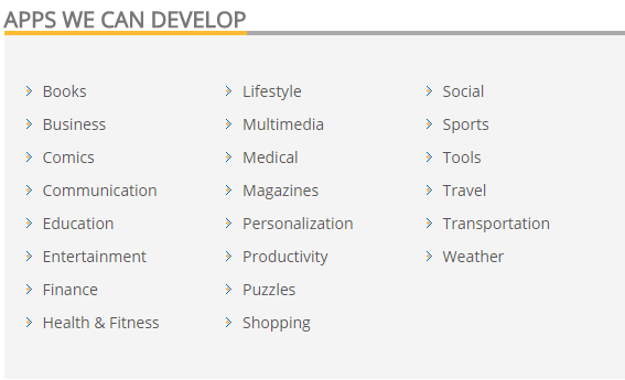 OWCSingapore's tweet image. Different Category #mobileApps We Develop! 

#applicationdevelopers #SG