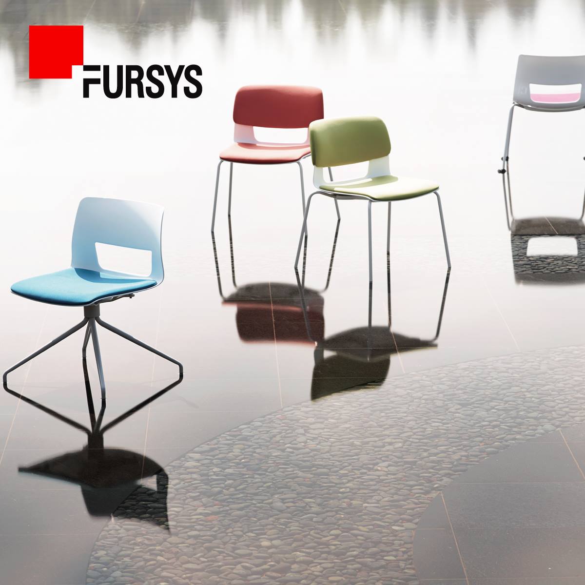 FursysPanama's tweet image. Colores y modelos, todas en armonía para ocupar cualquier espacio y en cualquier ambiente. Así es #ButtonChairs