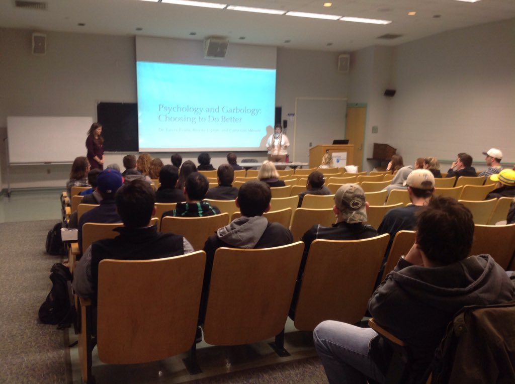 matthewbodek's tweet photo. Waiting for the 1/29 Common Read event to begin.  #psubwgarbology https://t.co/C1CqTtGBtG