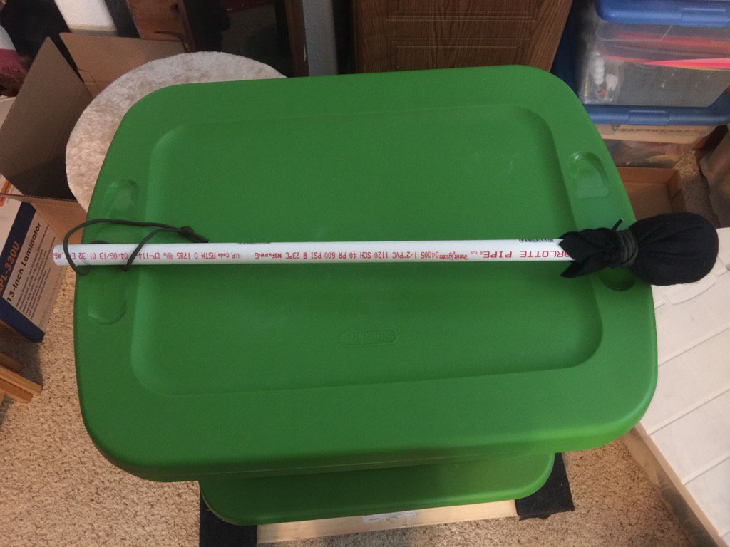 Finally broke down and made a mahl stick. I'm liking the control when airbrushing. Highly recommended for detailing.