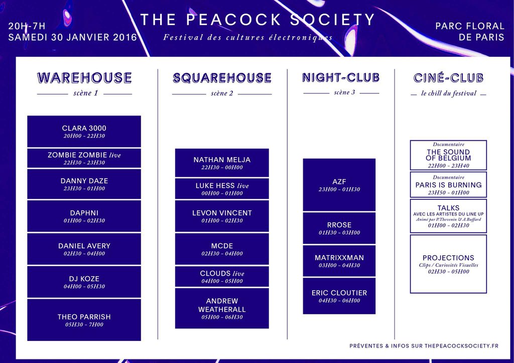 PeacockSociety's tweet image. Voici le programme de votre samedi soir. 🔥🎶✌🏼️
Venez tôt ! SUPPORT YOUR LOCAL DJS ! #bouillant
