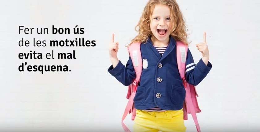 #Bondia! Els teus #fills van molt carregats a l'#escola? Fes un bon ús de les #motxilles! youtu.be/qZHHSS62tec