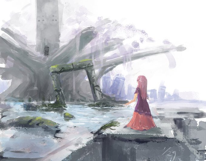 空想画のtwitterイラスト検索結果 古い順
