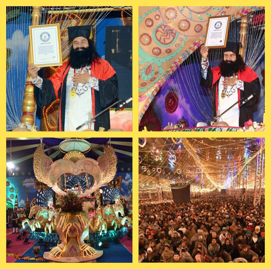 #DrMSG Awarded wid 2 more @GWR,taking count of World Records to 55 in
Biggest CardMosaic
Largest Poster of MSG2