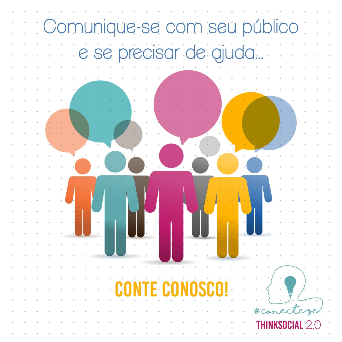 A THINK faz pra você!
Contrate serviços qualificados de gestão de imagem em redes sociais.
#Conectese #ThinkSocial2
