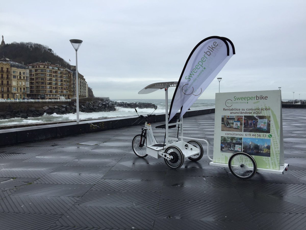 Sweeperbike's tweet photo. Esta mañana hemos estado en Donosti, en el tercer foro sobre Movilidad Eléctrica. #movilidadsostenible #limpieza https://t.co/qFy8AYwy84