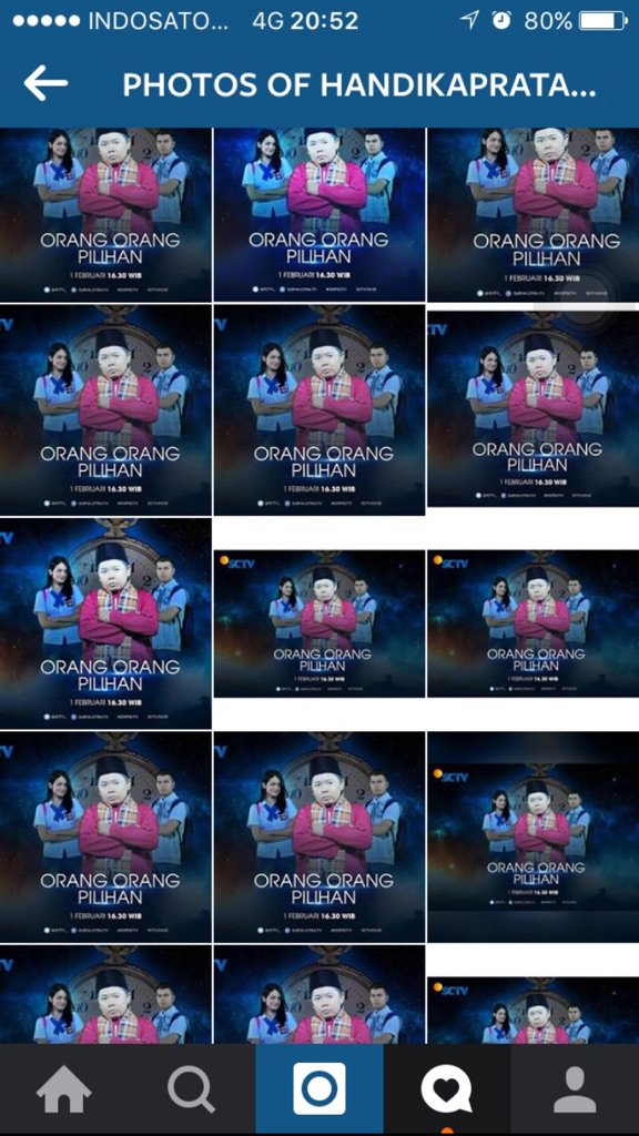 handikapratama's tweet photo. Hebat bgt para @pecintahandika dan para pemirsa setia @SCTV_ udah gak sabar nunggu Orang Orang Pilihan tayang, https://t.co/cRfSCwFjKk