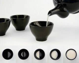 月の満ち欠けを表現したお猪口etc…オシャレなカップたち