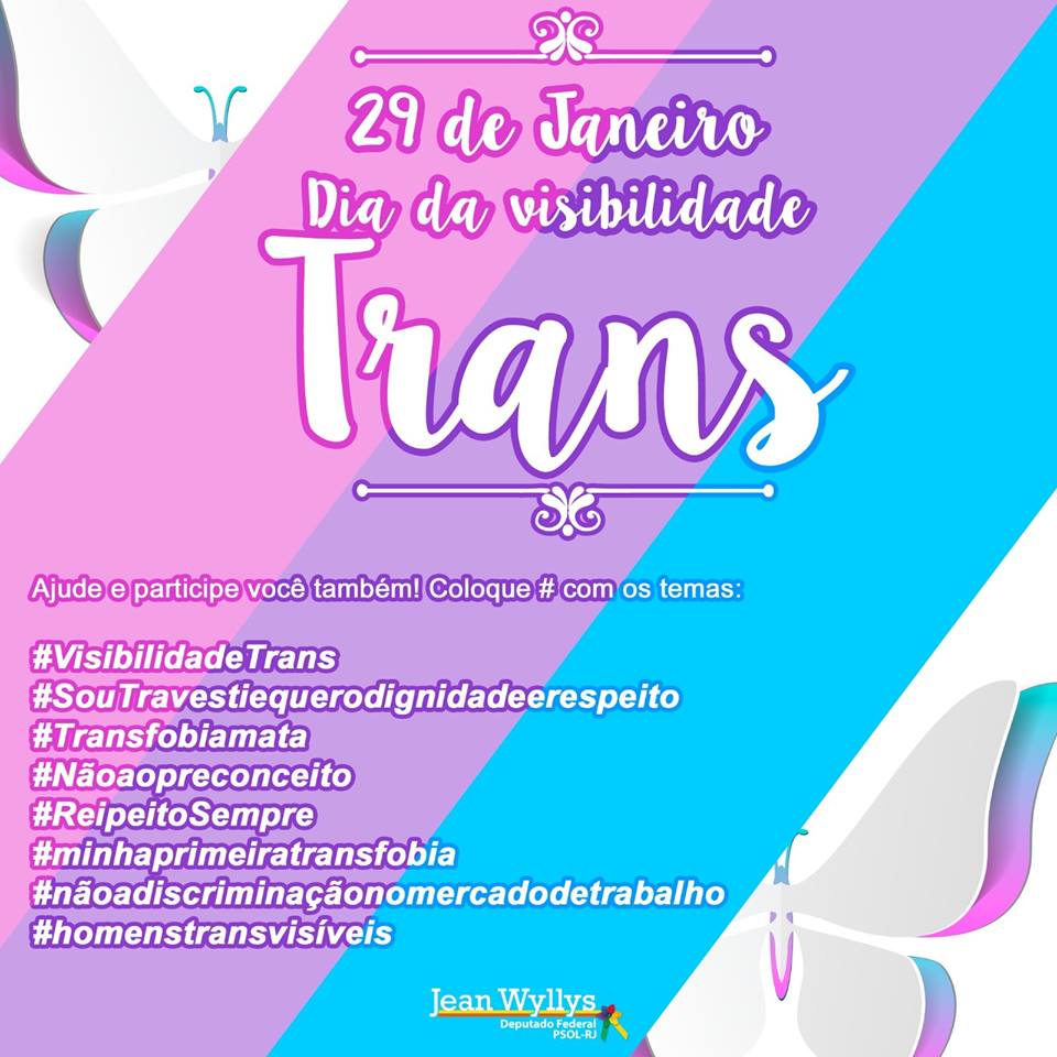 Participe! #VisibilidadeTrans #TransfobiaMata #NãoAoPreconceito #RespeitoSempre #MinhaPrimeiraTransfobia