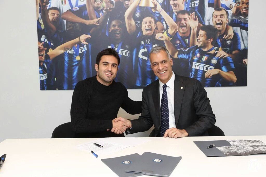 InterClubIndo's tweet image. Selamat datang di FC Internazionale Eder @Edercitadin7. Kami akan mendukungmu!!! #ForzaINTER