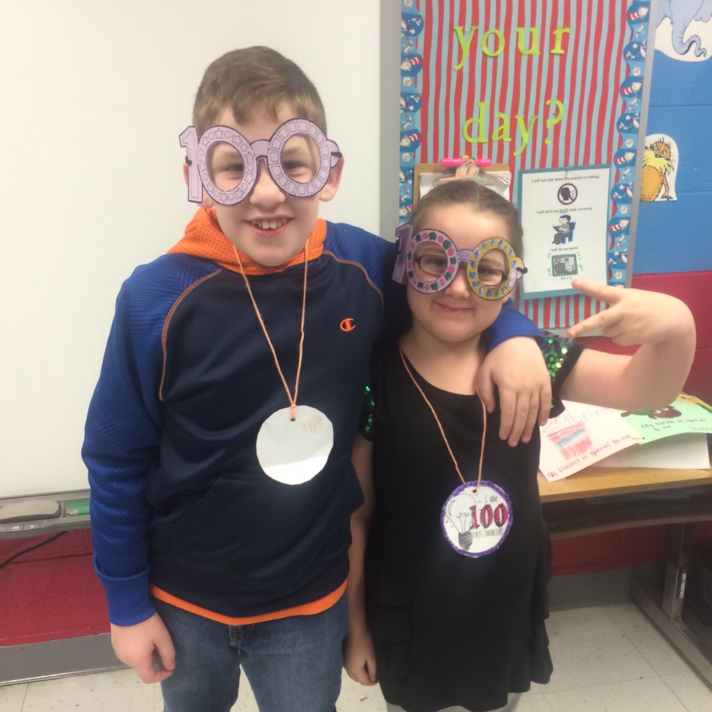 BGallion2's tweet photo. We're 100 days smarter in room 118! #pyjpride https://t.co/3GVBKyzAQP