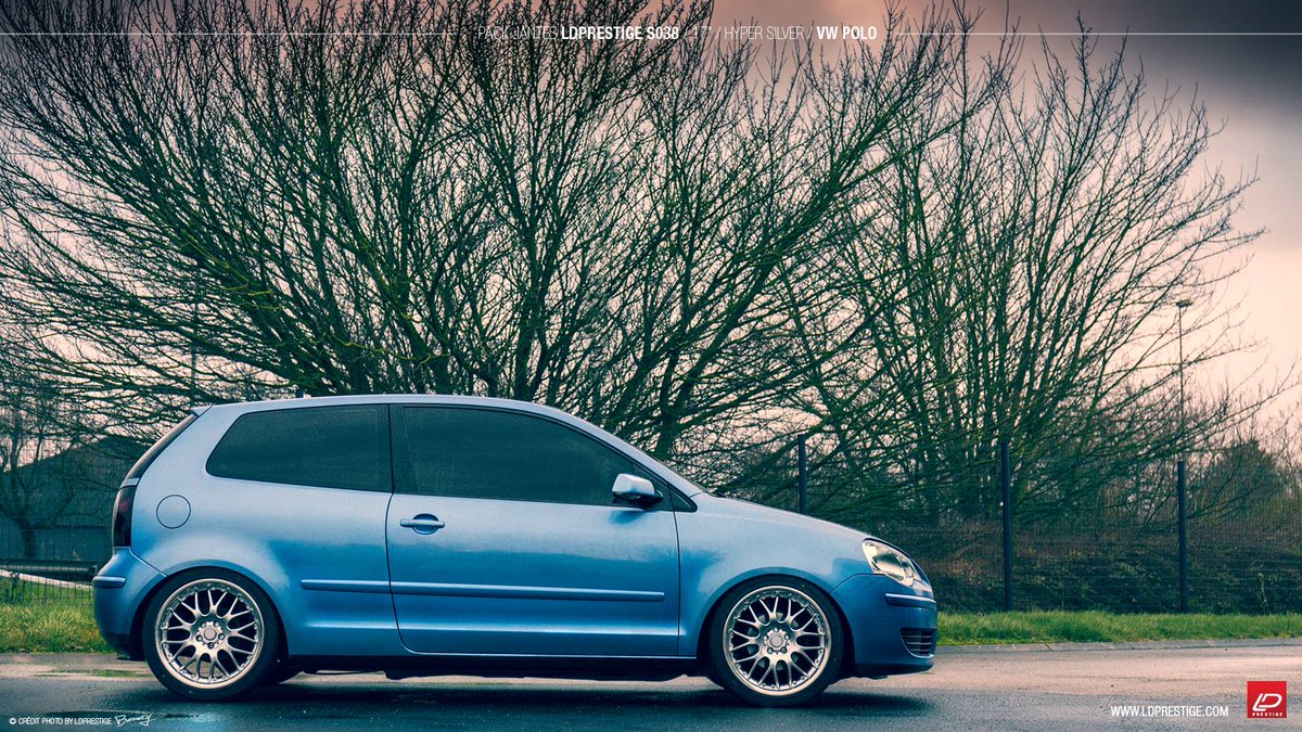 carstech42160's tweet photo. #VW #Polo | Pack #Jantes #LDPrestige #S038 | Qualité Finition HyperSilver | taille 17 pouces | #Imperial 205/40/R7. https://t.co/JL2Na3Jibi