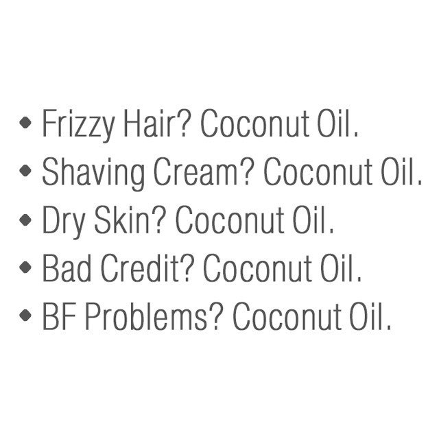 Allmaxnaturals's tweet photo. What isn't coconut oil good for right? TGIF Everyone! #tgif #humor #funny #coconutoil #fitlife #igfit #novaforme https://t.co/EWpDvOLFrL