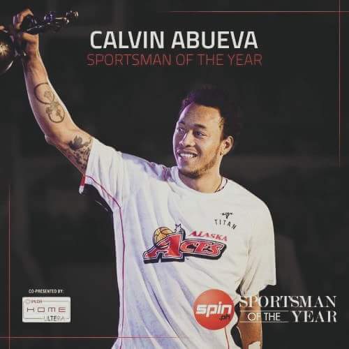 SSCR_Manila's tweet photo. Calvin Abueva. Sportsman of the year 🎉 #BravoBaste #DugongBaste #ProudSebastinian https://t.co/YgfOpw9YES