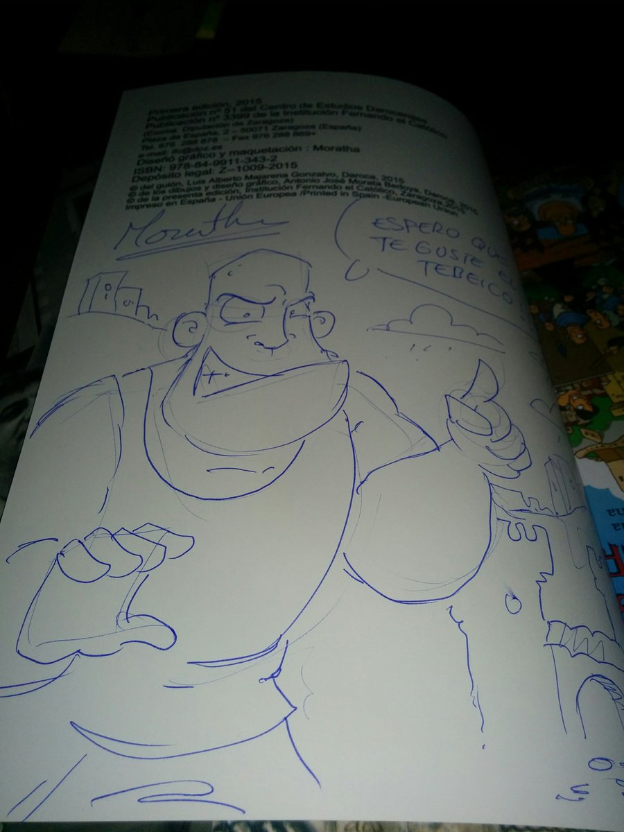 jvalerog's tweet photo. Después de un tiempo, por fin tengo el último cómic de #Moratha. Historia y dedicatoria de lujo... https://t.co/0txEKWSf1f
