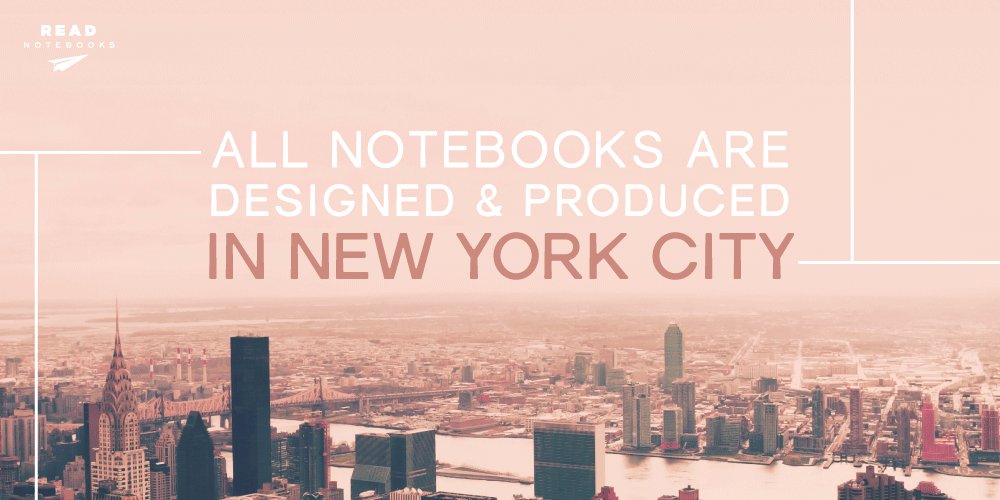 ReadNotebooks's tweet photo. Did you know that all of our notebooks are made in NYC with recycled paper? Find out more at https://t.co/hkabrzqvSg https://t.co/DLle099O3R