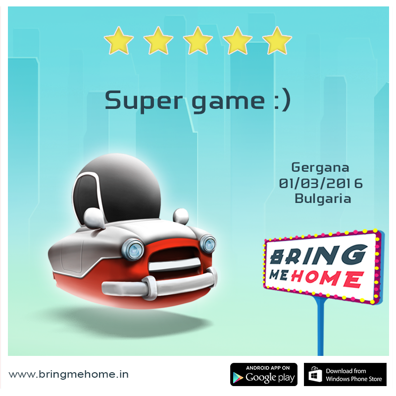 PlayBringMeHome's tweet photo. Thanks Gergana :D
#Play #BringMeHome #MobileGame on #GooglePlay #WindowsPhone https://t.co/NbCKxLCTIS