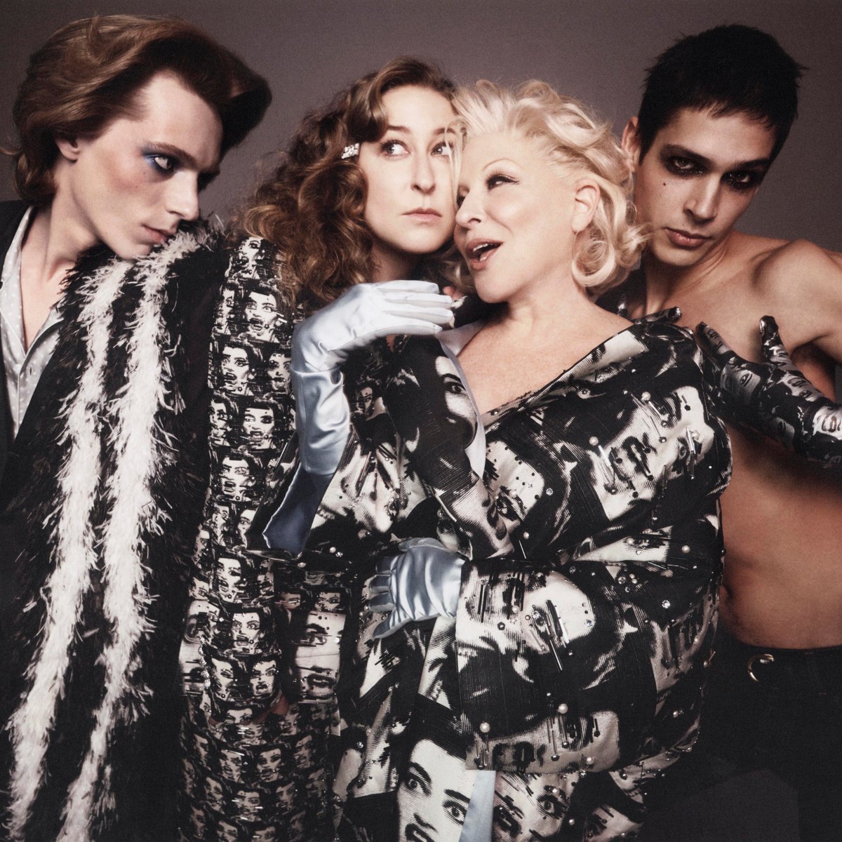 Mattia, Ethan, <a href="/BetteMidler/">Big Bette</a> and her daughter Sophie by David Sims for Spring/Summer 2016 mjin.tl/ss16sb