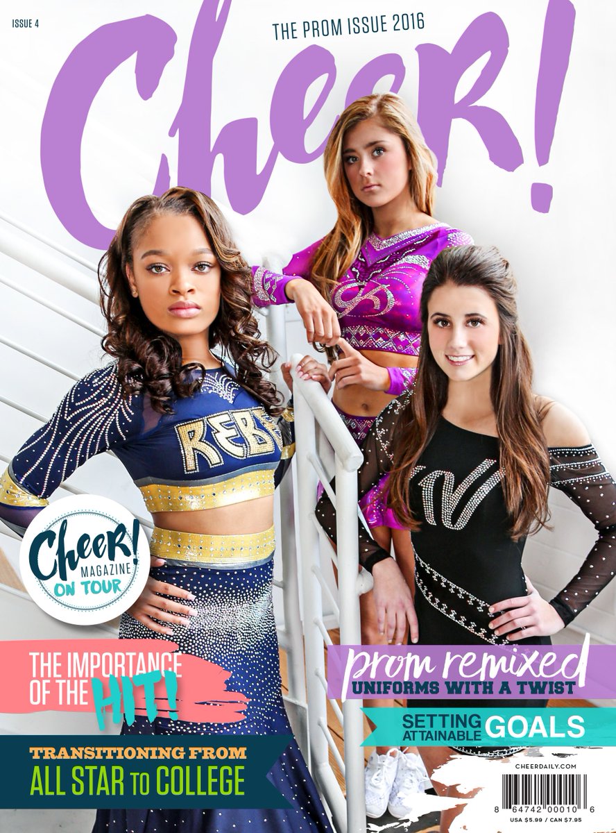 CheerDaily's tweet photo. The Prom Issue arrives in your Cheer Mag App tomorrow at 10am CST! #PromIssue #CheerMag
https://t.co/h1NONbDFJX https://t.co/uHNHkRiKp8