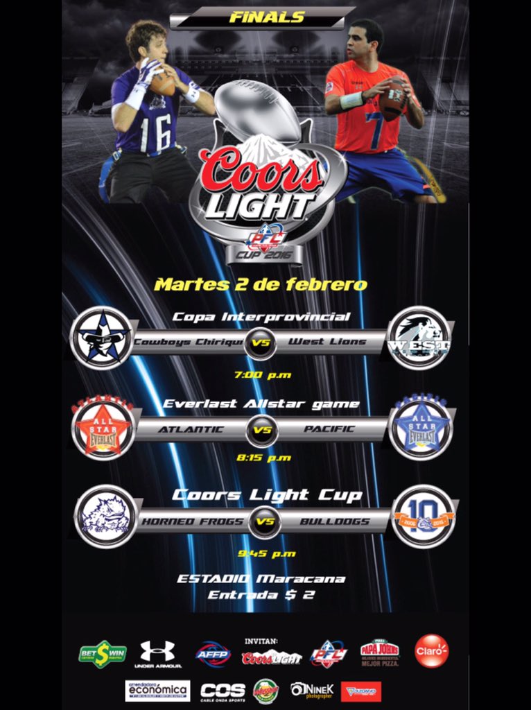 El countdown para la #CoorsLightCup16 ha iniciado: Maracana martes 2 de febrero! #PFL #FLAG