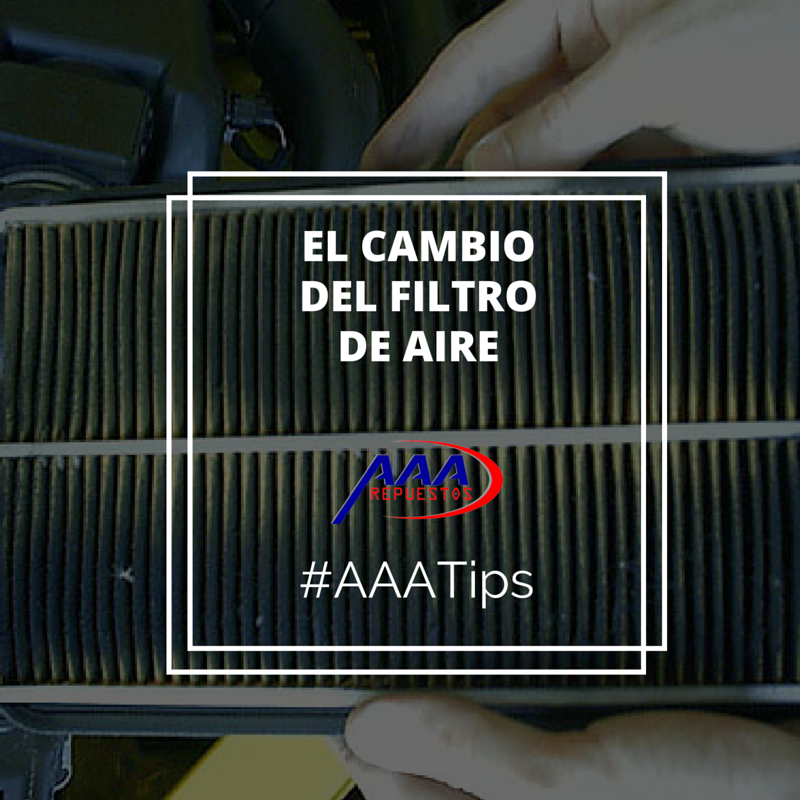 aaarepuestos's tweet image. Recuerda realizar el cambio del filtro de aire periódicamente. #AAATips