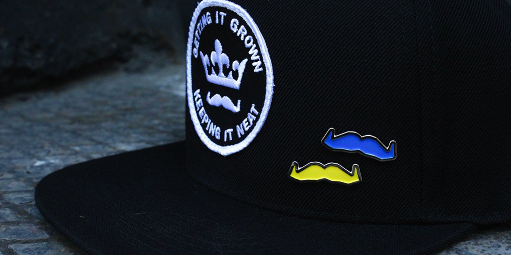 Grab your #Movember pins today and support #WorldCancerDay on Feb 4th. Buy them here: bit.ly/MovemberPins