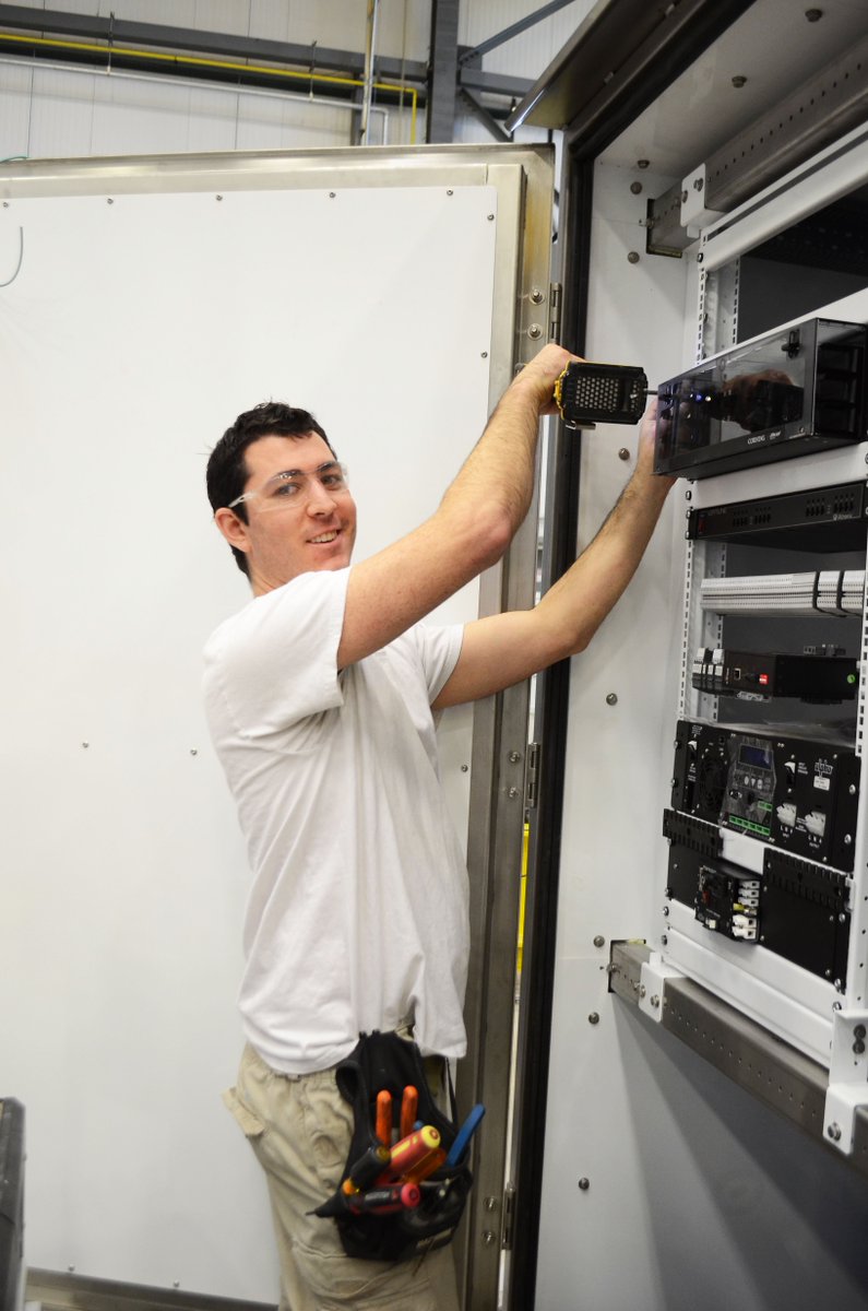 enerquest's tweet photo. Working away on our latest project; Stainless steel communication enclosures! #EnerQuest #FeatureFriday https://t.co/ppYNsI6b5D
