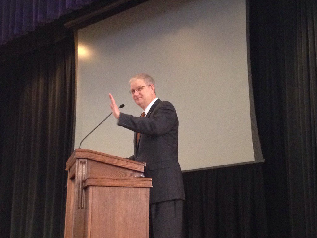 gctigers's tweet photo. We are so glad that you're here, GC President Dr. Greene #GCFTF https://t.co/KQkaUJfZiH