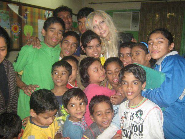 #PublicAppearance 2011  
Visiting an orphanage in India (October 2011)