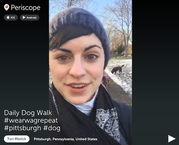 WearWagRepeat's tweet photo. I hope you like today's post: Daily Dog Walk on Periscope - https://t.co/lwkNbw63ni https://t.co/d8Gd0GDo0e