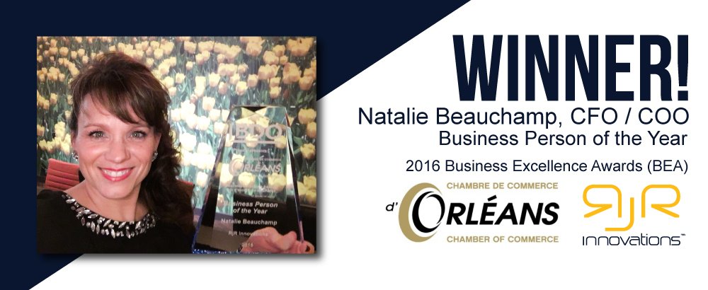 RJRInnovations's tweet photo. Natalie Beauchamp Business Person of the Year! https://t.co/RyX0L7yovB #ThisIsHowWeRjR @orleanschamber https://t.co/Dh2u0K9aZd