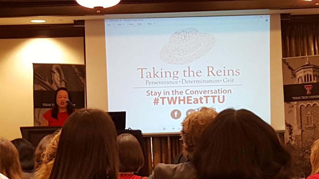 West Texas Regional Meeting of Texas Women in Higher Education! #TWHEatTTU @damicowong