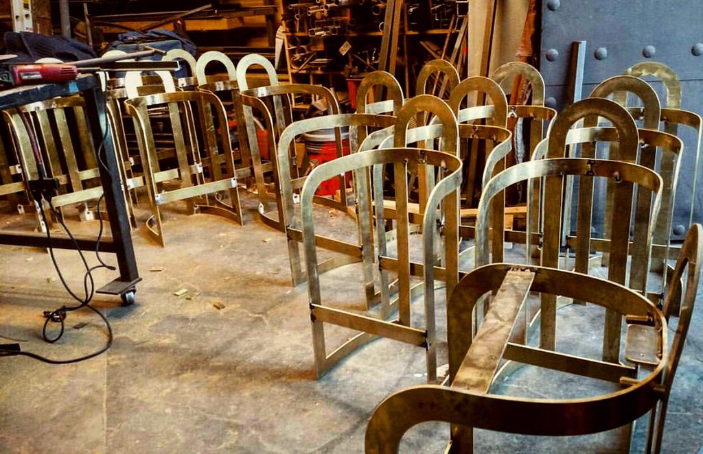 Our custom bar stools for #canardhtx by #litmus! ✨ #litmusindustries instagram.com/p/BBECY64NlWd/