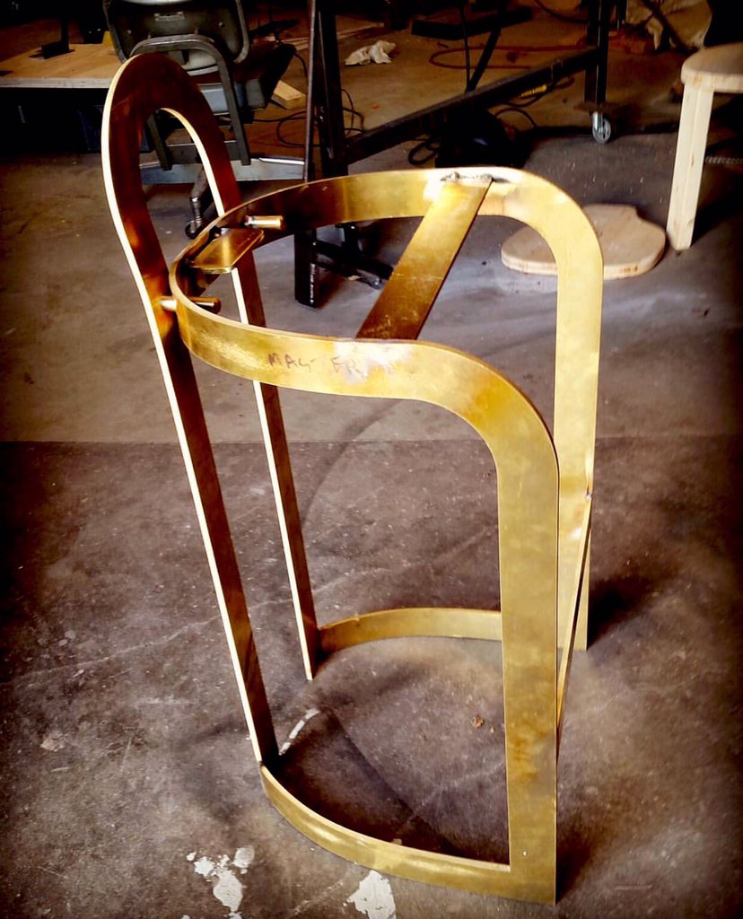 Our custom bar stools for #canardhtx by #litmus! ✨ #litmusindustries instagram.com/p/BA8mH2KtlaV/