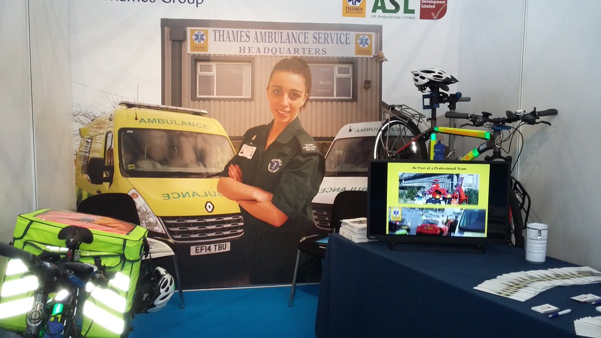 ThamesAmb's tweet image. Our stand @MKJobShow come and meet #TeamThames and see what we can offer. We will be there tomorrow as well.